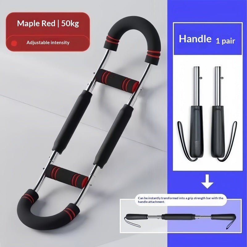 Multi-functional U-shaped Arm Strengthener Chest Trainer Adjustable Forearm Strength Exerciser Home Gym Equipment Bodybuilding - Healing Shop