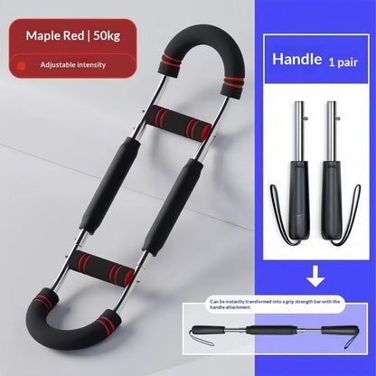 Multi-functional U-shaped Arm Strengthener Chest Trainer Adjustable Forearm Strength Exerciser Home Gym Equipment Bodybuilding - Healing Shop