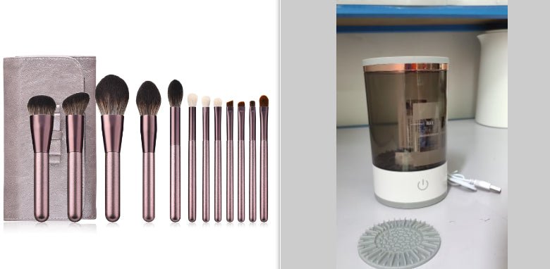 Women Eye Shadow Brush Cleaning Tool Portable Electric Makeup Brush Cleaner Machine With USB Charging Automatic Cosmetic Brush - Healing Shop