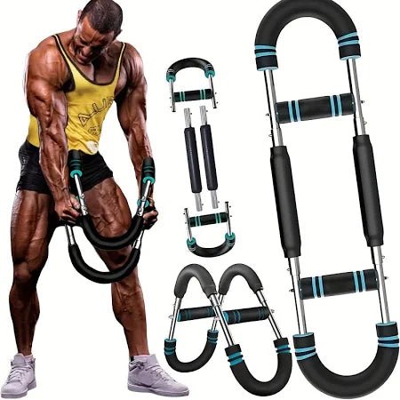Multi-functional U-shaped Arm Strengthener Chest Trainer Adjustable Forearm Strength Exerciser Home Gym Equipment Bodybuilding - Healing Shop
