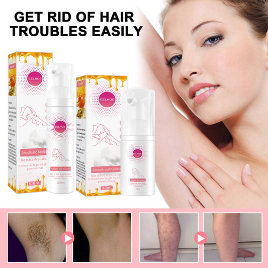30ml 100ml Hair Removal Spray Depilatory Armpit Hair And Legs Hair Foam Mousse And Removal Is Gentle Hair Cream Spray Non-irritating - Healing Shop