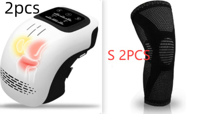 Intelligent Home Use Electric Intelligent Kneading Heating Knee Massager Rechargeable Pain Relief Infrared Laser Vibration Knee Massager - Healing Shop