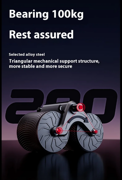 Automatic Rebound Ab Roller Wheel — Advanced Core Strengthening & Stability Trainer