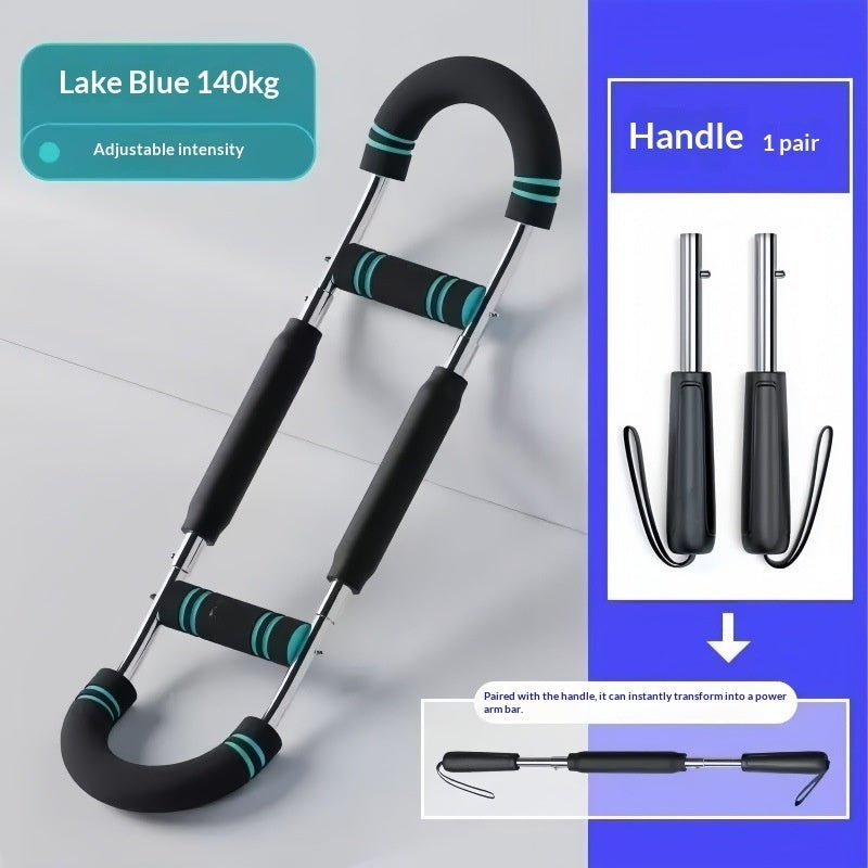 Multi-functional U-shaped Arm Strengthener Chest Trainer Adjustable Forearm Strength Exerciser Home Gym Equipment Bodybuilding - Healing Shop