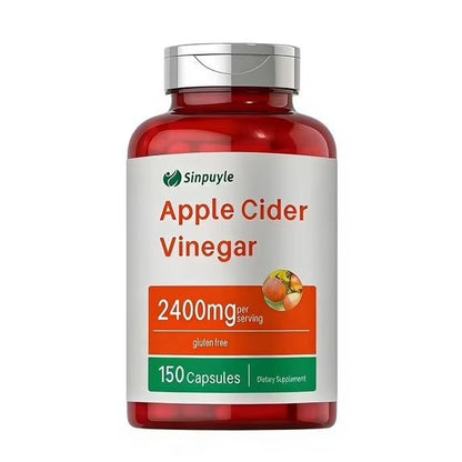 Apple Cider Vinegar Capsules 2400mg - 150 Capsules, Gluten-Free, Digestion & Weight Management Support - Healing Shop