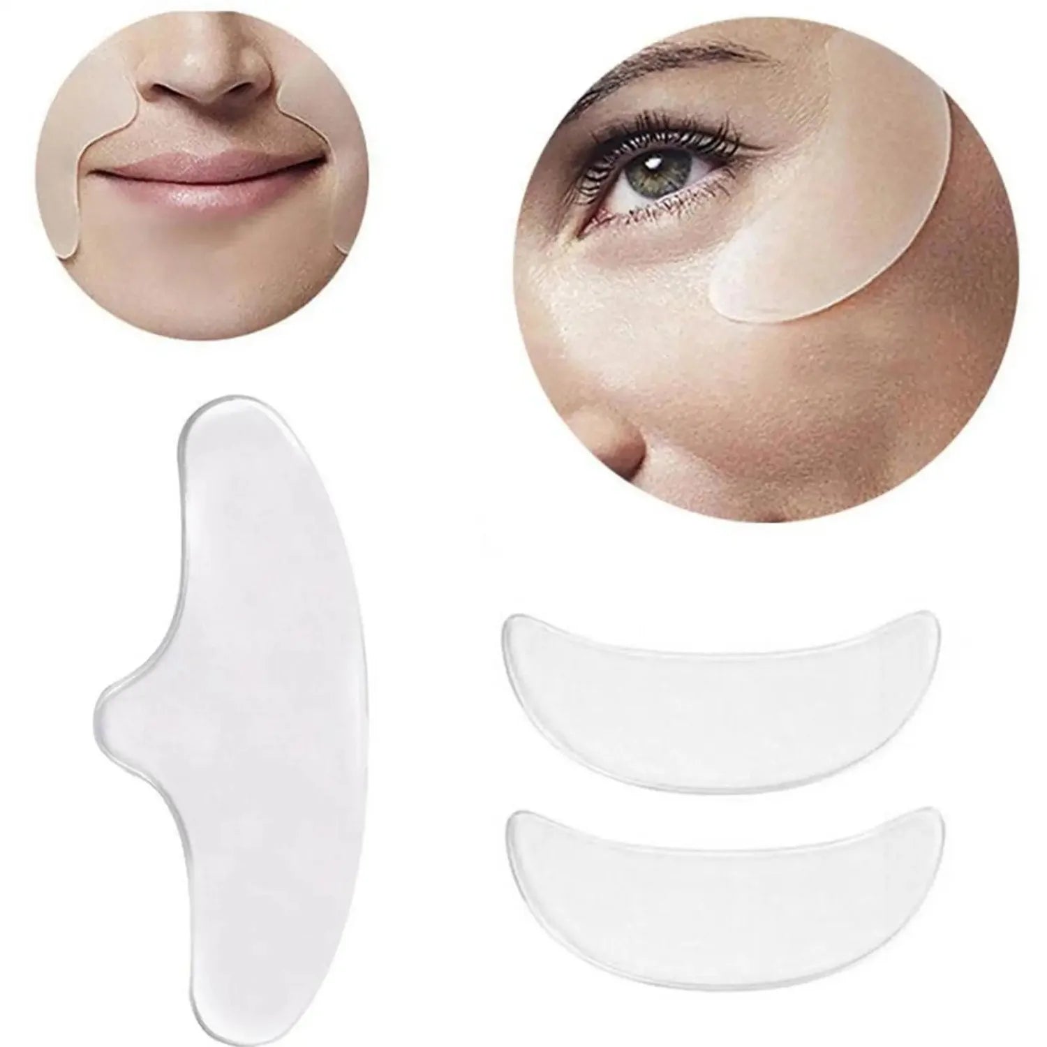 Reusable Silicone Patches Anti Rimpel Pads Silicone Wrinkle Removal Sticker Face Forehead Neck Eye Sticker Skin Care Patch - Healing Shop