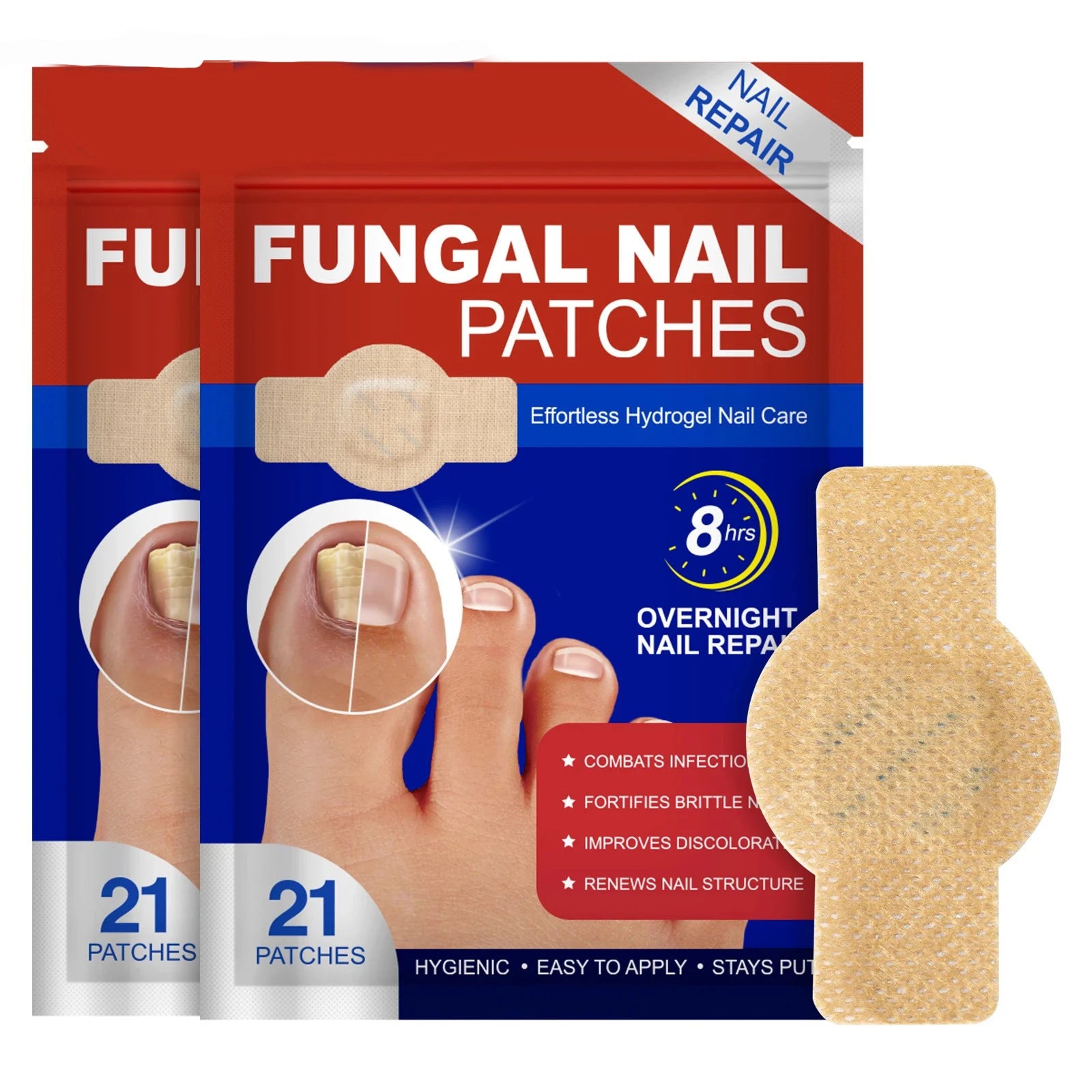 Nail Fungus Patch Waterproof Nail Repair Patch Ingrown Correction Sticker Damaged Nail Gray Care Patch Feet Care Tools - Healing Shop
