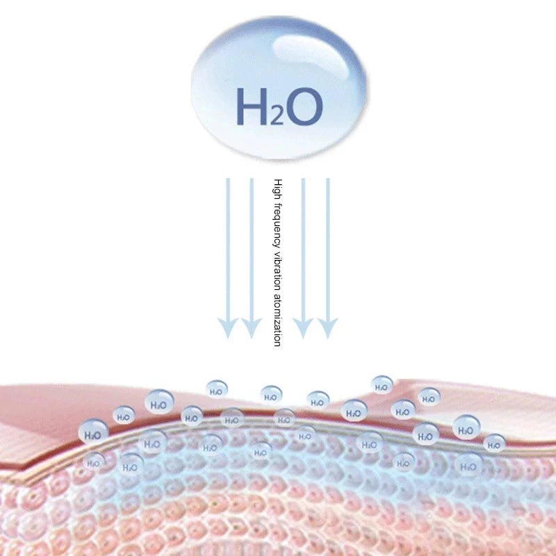 Portable Nano Mist Facial Steamer, USB Rechargeable Moisturizing Sprayer Humidifier, Deep Hydration Skin Care for Home Travel - Healing Shop