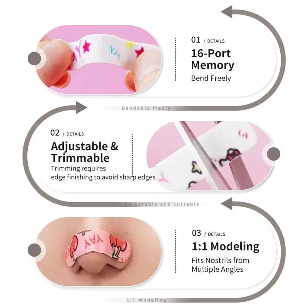 Reusable Nose Shaping & Lifting Strips (10, 20 or 30-Pack) - Healing Shop