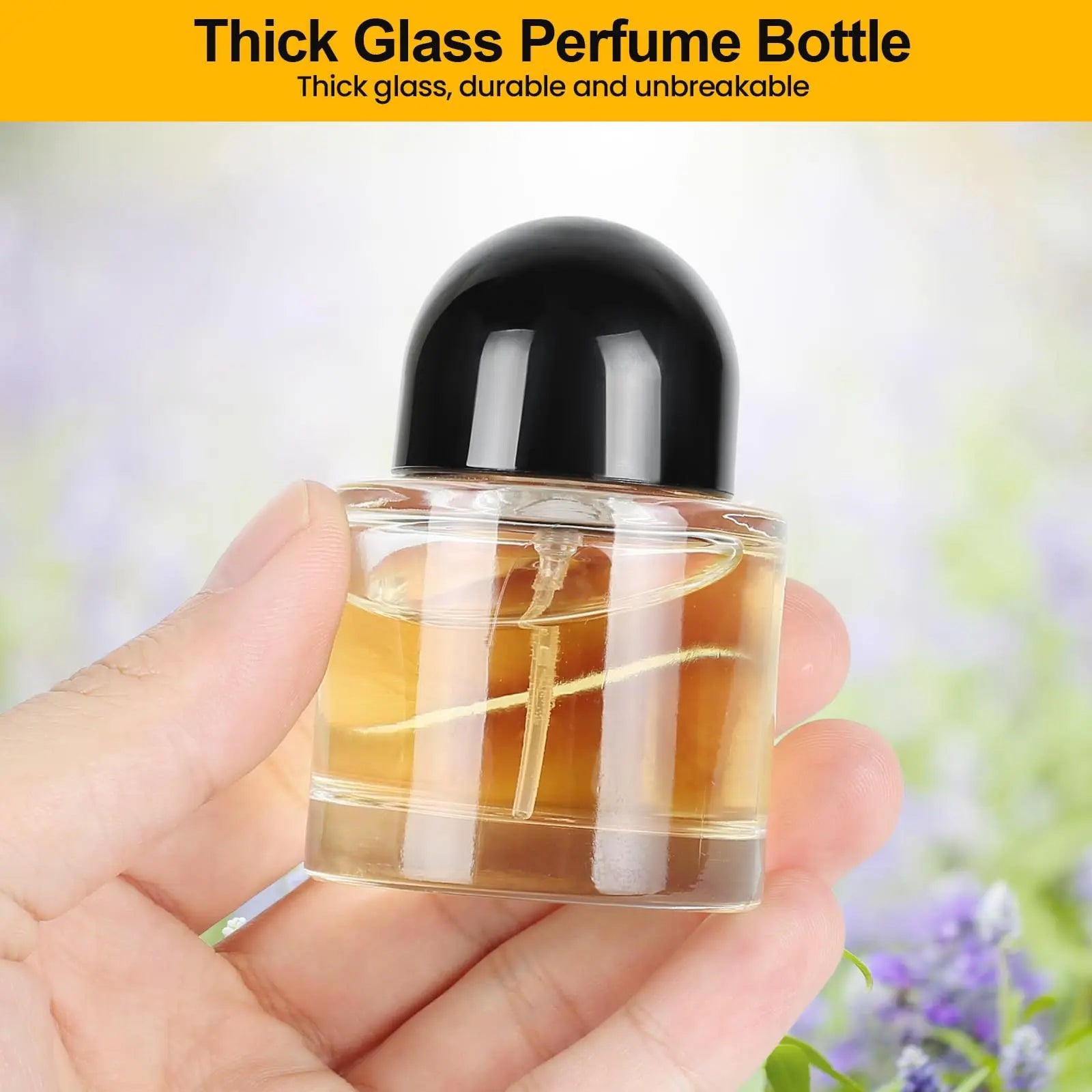 3/6pcs Perfume Bottle Spray Empty Perfume Atomizer Refillable with 3 Accessories Leak-proof Fine Mist High-end Travel Bottle - Healing Shop