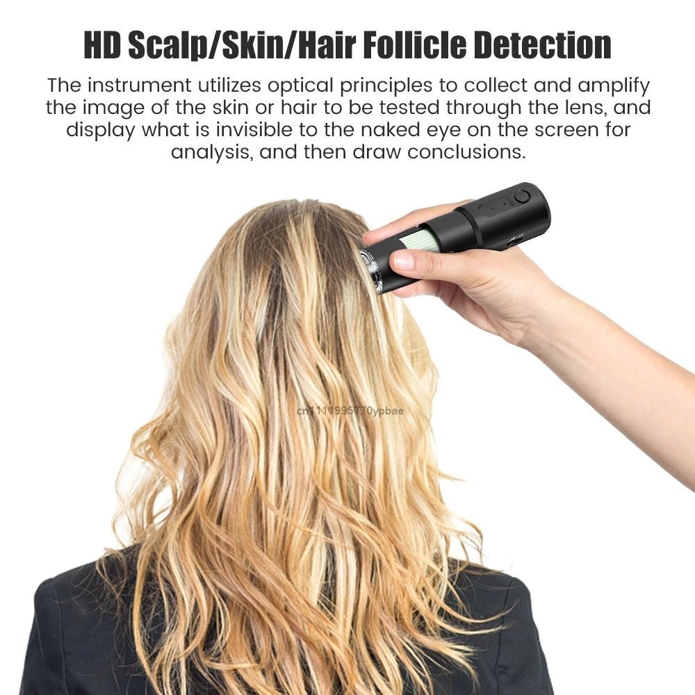 1000 times Wireless Dermatoscope Scalp Skin Analyzer Machine Facial and Body Analyzer Electronics Microscope Beauty Health Pro - Healing Shop