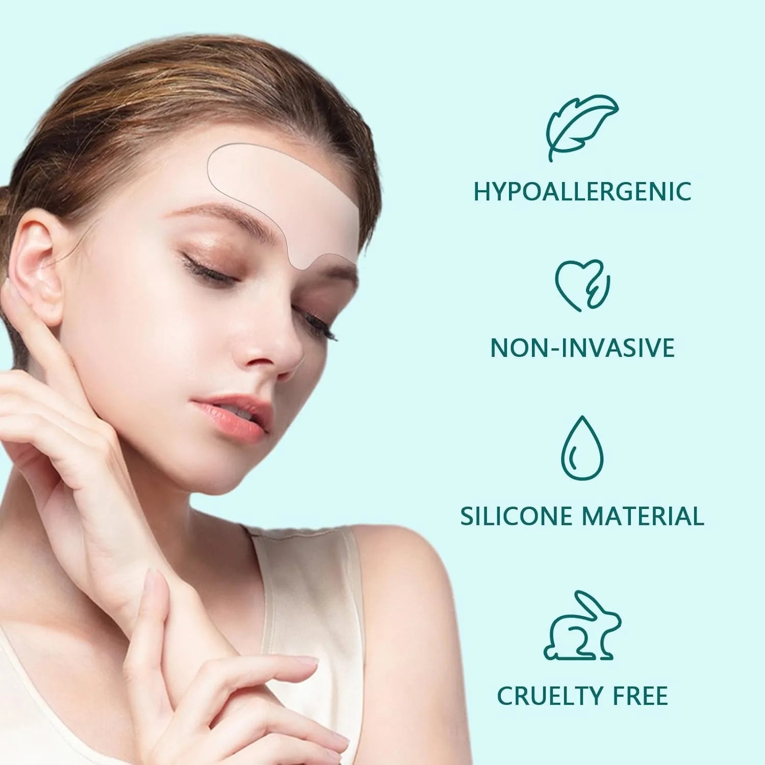Reusable Silicone Patches Anti Rimpel Pads Silicone Wrinkle Removal Sticker Face Forehead Neck Eye Sticker Skin Care Patch - Healing Shop