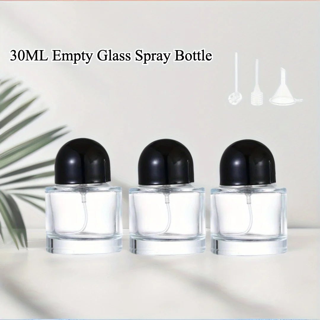 3/6pcs Perfume Bottle Spray Empty Perfume Atomizer Refillable with 3 Accessories Leak-proof Fine Mist High-end Travel Bottle - Healing Shop