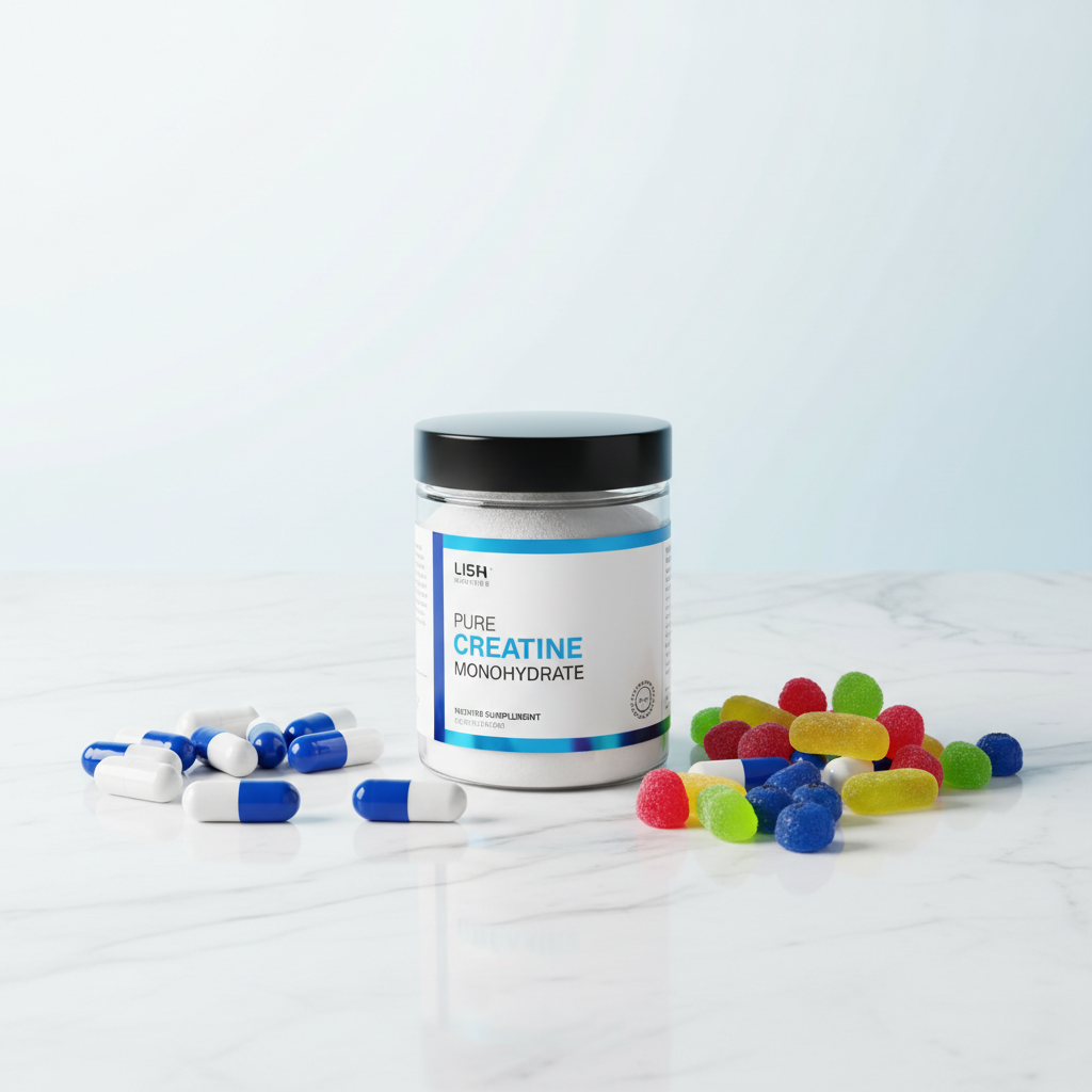 Premium Creatine Monohydrate & Calcium Phosphate Capsules