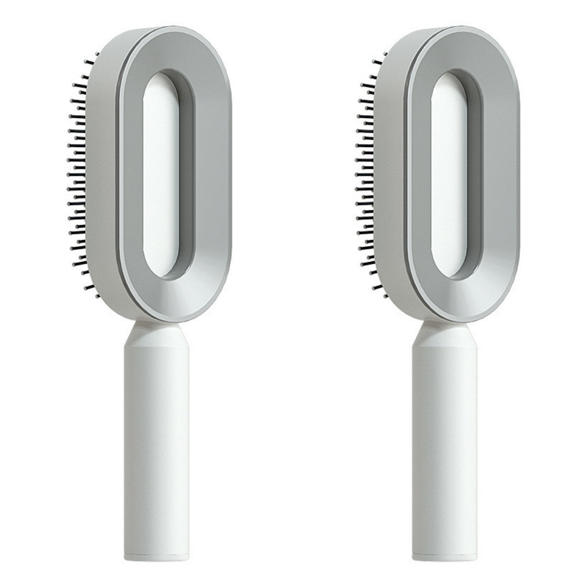 Self Cleaning Hair Brush For Women One-key Cleaning Hair Loss Airbag Massage Scalp Comb Anti-Static Hairbrush - Healing Shop