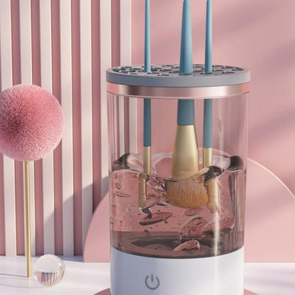 Women Eye Shadow Brush Cleaning Tool Portable Electric Makeup Brush Cleaner Machine With USB Charging Automatic Cosmetic Brush - Healing Shop