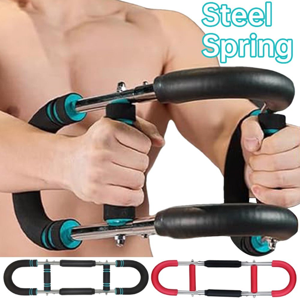 Multi-functional U-shaped Arm Strengthener Chest Trainer Adjustable Forearm Strength Exerciser Home Gym Equipment Bodybuilding - Healing Shop