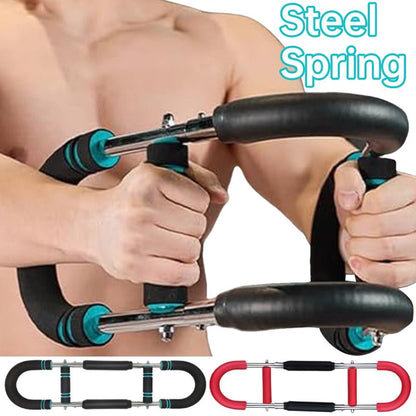 Multi-functional U-shaped Arm Strengthener Chest Trainer Adjustable Forearm Strength Exerciser Home Gym Equipment Bodybuilding - Healing Shop
