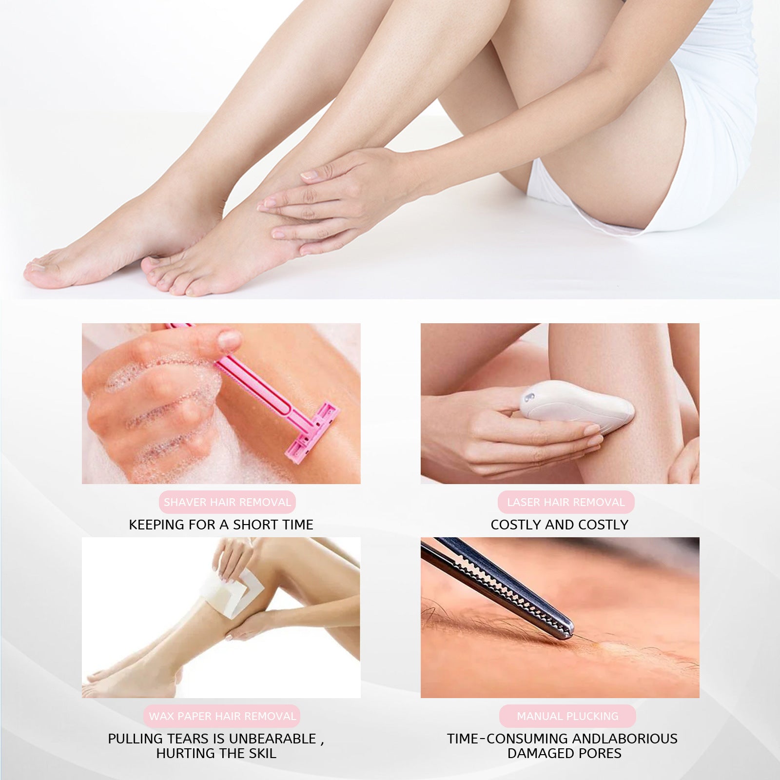30ml 100ml Hair Removal Spray Depilatory Armpit Hair And Legs Hair Foam Mousse And Removal Is Gentle Hair Cream Spray Non-irritating - Healing Shop