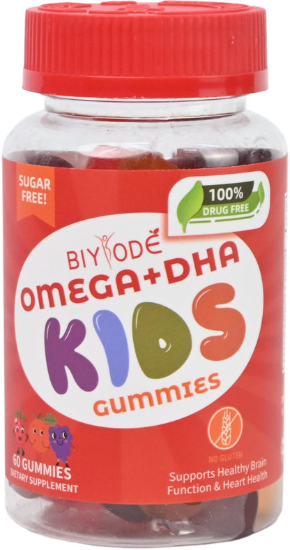 Jiabeikang Factory Kids Supplements Omega3 Vitamin C D Brain Function Heart Eyes Health Children Grow Taller DHA Gummies - Healing Shop